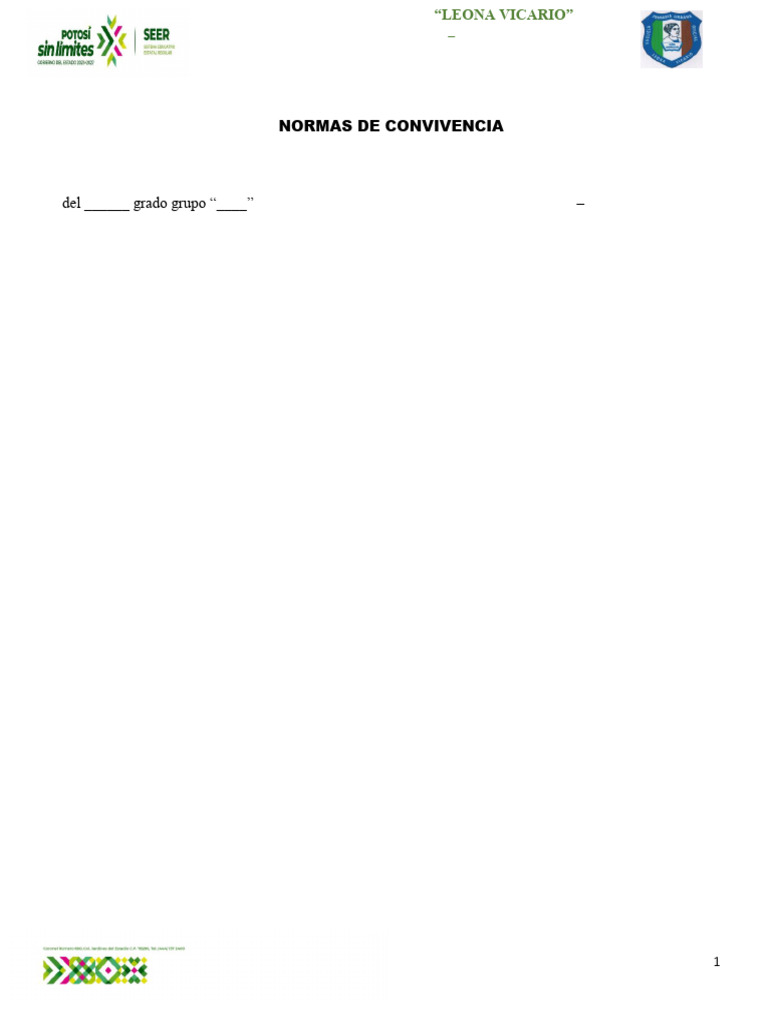Normas de Convivencia Escolar 2025-2026 | PDF | Escuelas