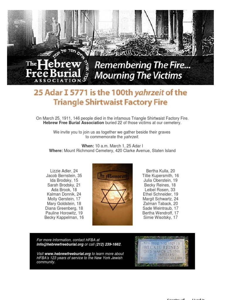 Hebrew free burial association for more information contact hfba at