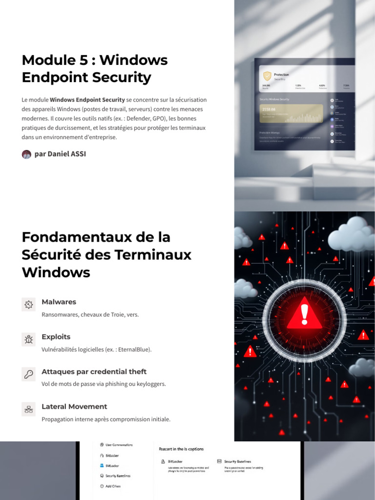 Sécurisation des Terminaux Windows | PDF | Rançongiciel | Ingénierie ...