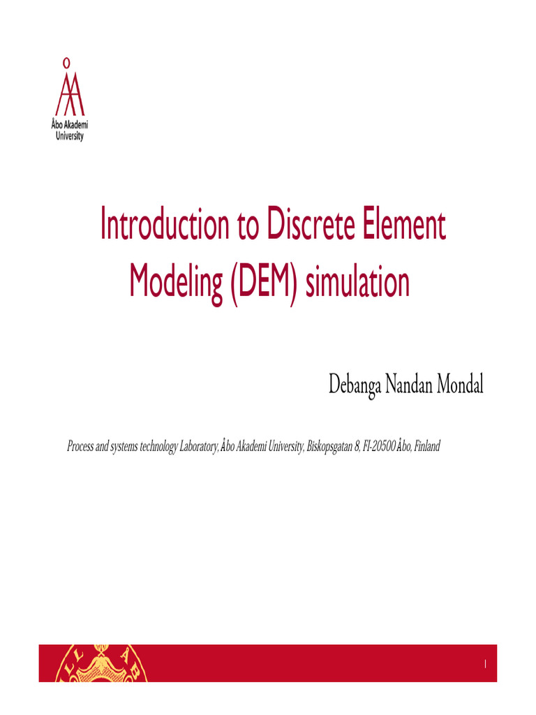 Introduction to Discrete Element Modeling | PDF | Force | Continuum ...