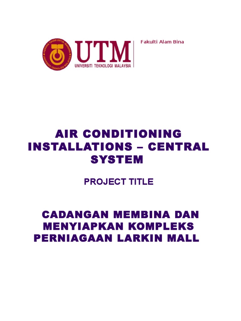 Construction Measurement III Air Condition Central System Studio | PDF
