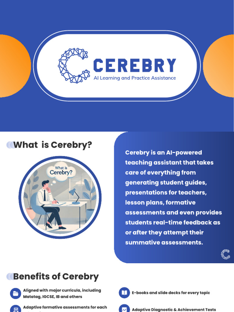 Cerebry: AI Teaching Assistant Overview | PDF | Learning | Cognition