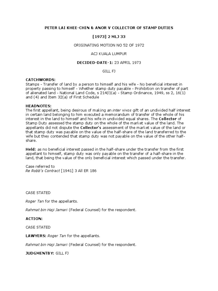 Case Peter Lai | PDF | Trust Law | Property
