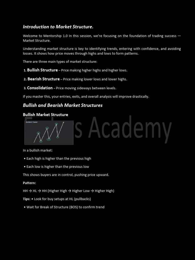 Mastering Market Structure in Forex | PDF | Market Trend | Market ...