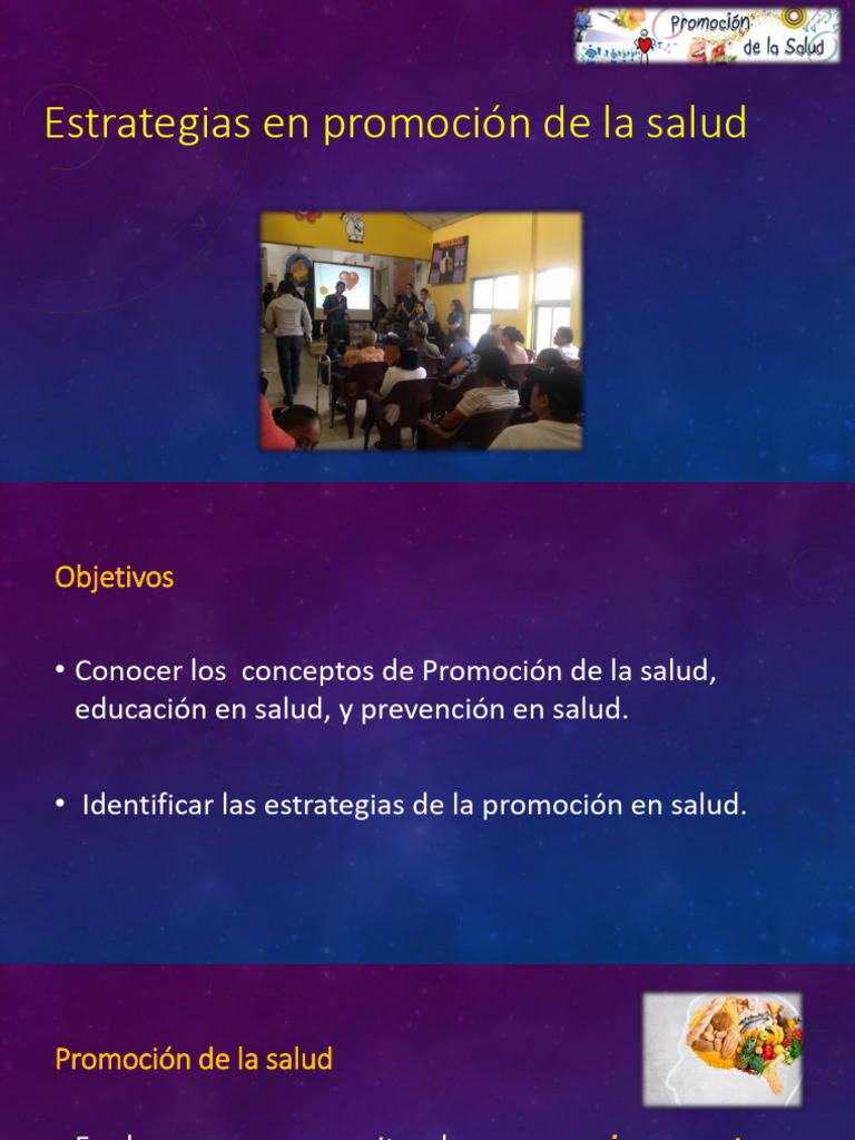 Estrategias en Promoción de La Salud | PDF | Promoción de la salud ...