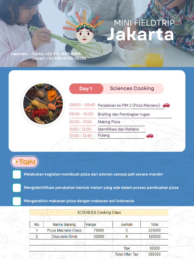 Day 1 Holiday Program | PDF