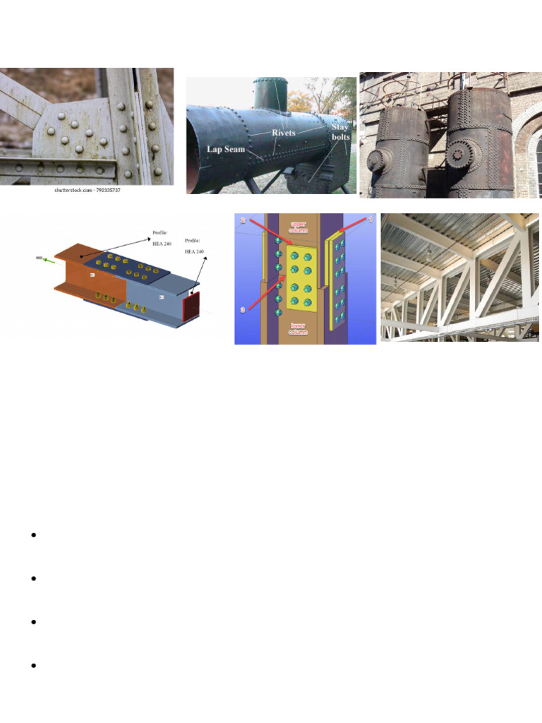 Rivettes Class Note | PDF | Rivet | Mechanical Engineering