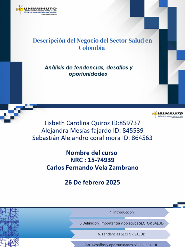 Análisis del Sector Salud en Colombia | PDF | Cuidado de la salud ...