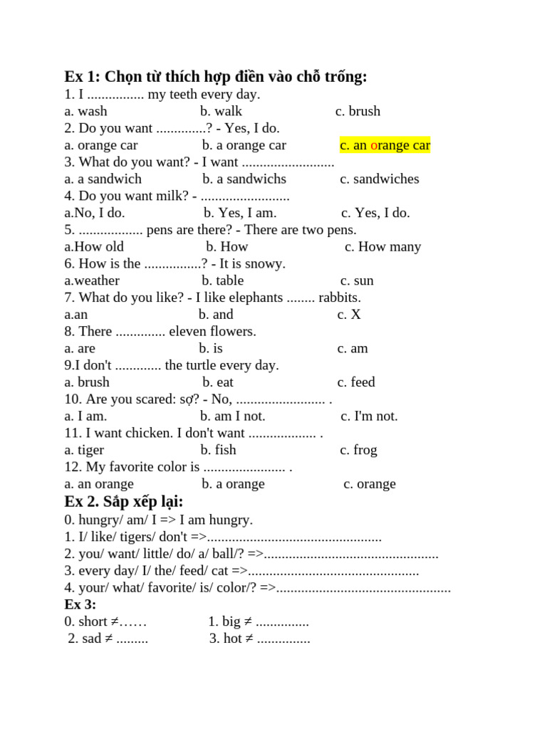 English Grammar Exercises for Beginners | PDF | Chess Openings | Chess ...