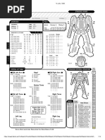 Battletech Flea Record Sheets | PDF