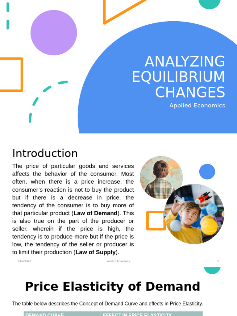 Analyzing Market Equilibrium Changes | PDF | Elasticity (Economics ...