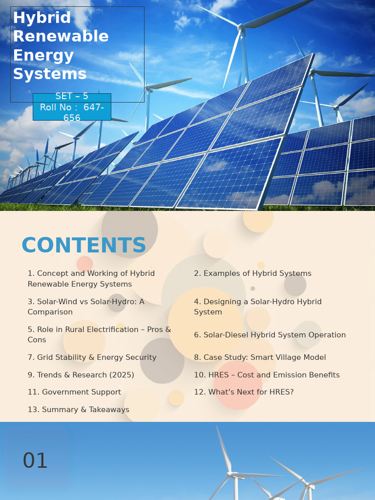 Hybrid Renewable Energy Systems Overview | PDF | Solar Power ...
