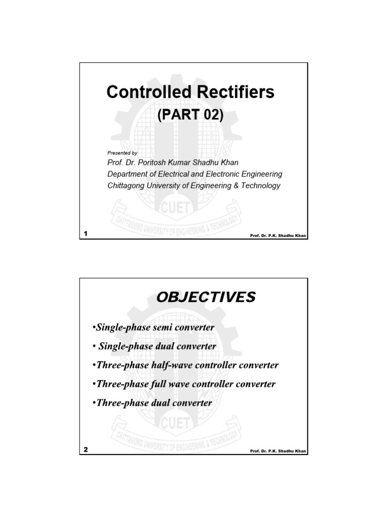 05 - Controlled Rectifier Part02 | PDF | Rectifier | Power Inverter