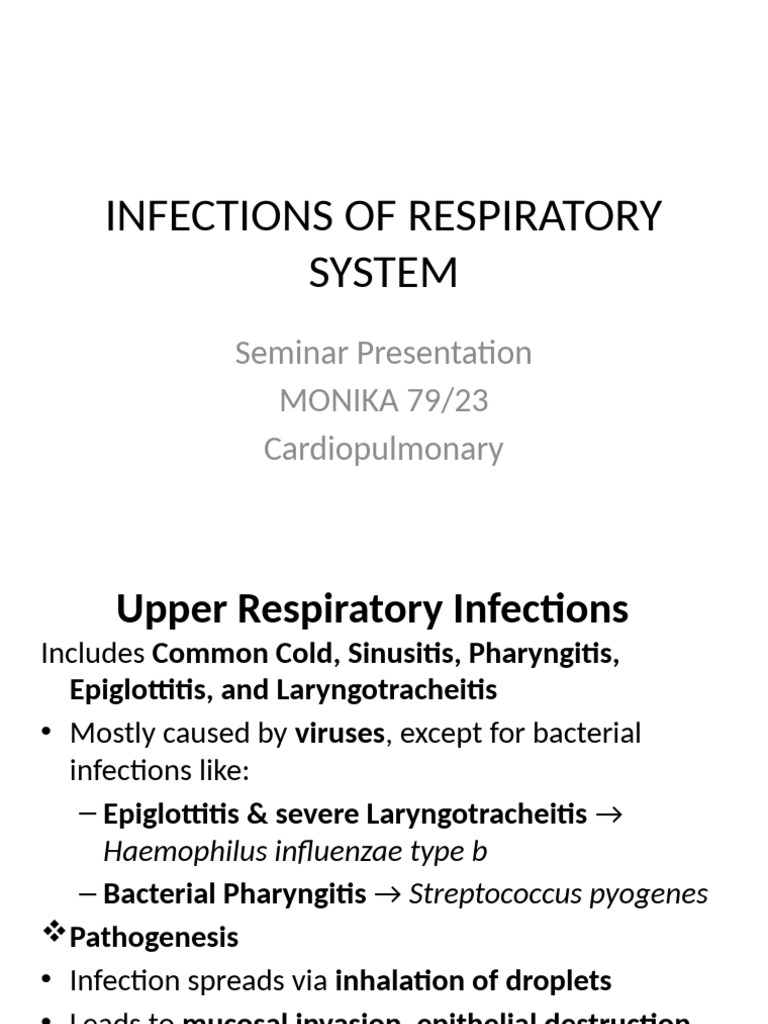 Rhinovirus and Upper Respiratory Infections | PDF | Pneumonia | Common Cold