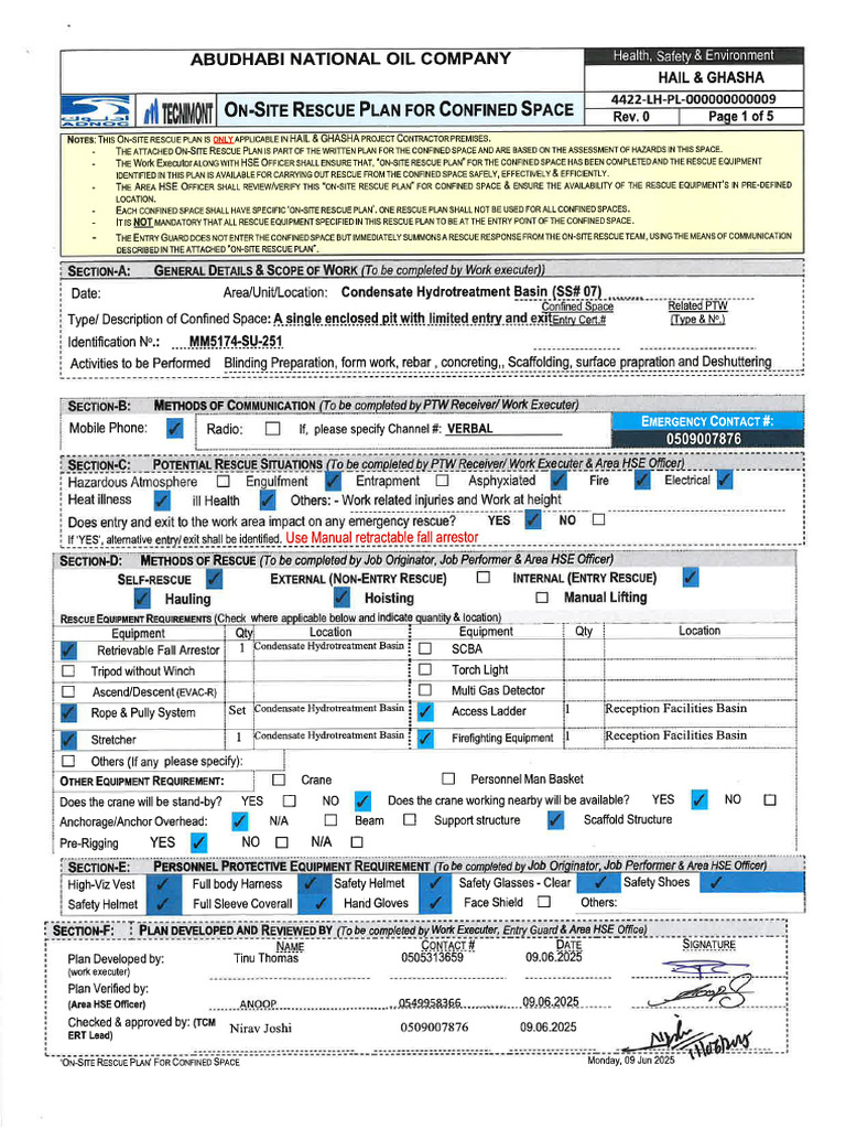 NBTC CSE RESCUE PLAN S3 Hydrotreatment Basin SU 251 SS07 | PDF