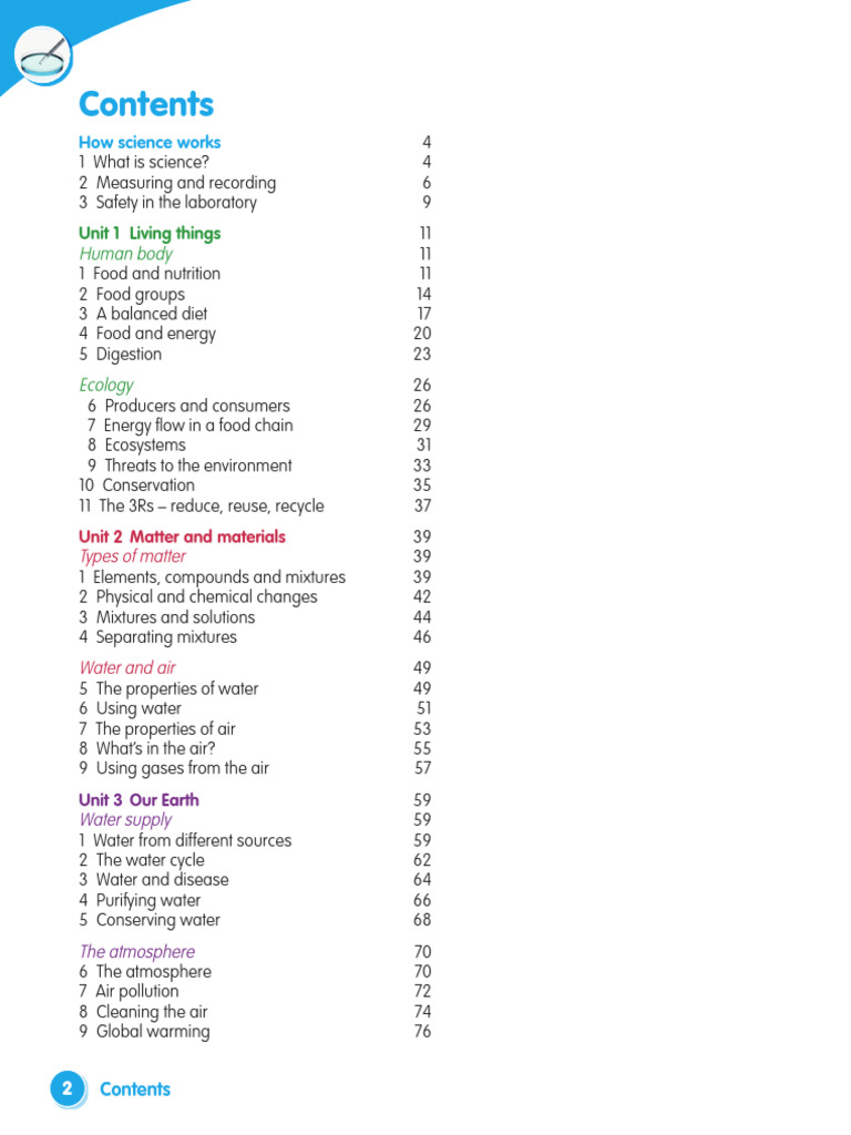 Macmillan Science Grade 5 Overview | PDF | Water | Soil