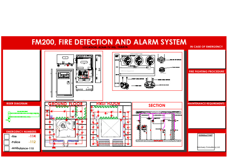 FM200 Fire Safety System Overview | PDF | Electronics | Office Equipment