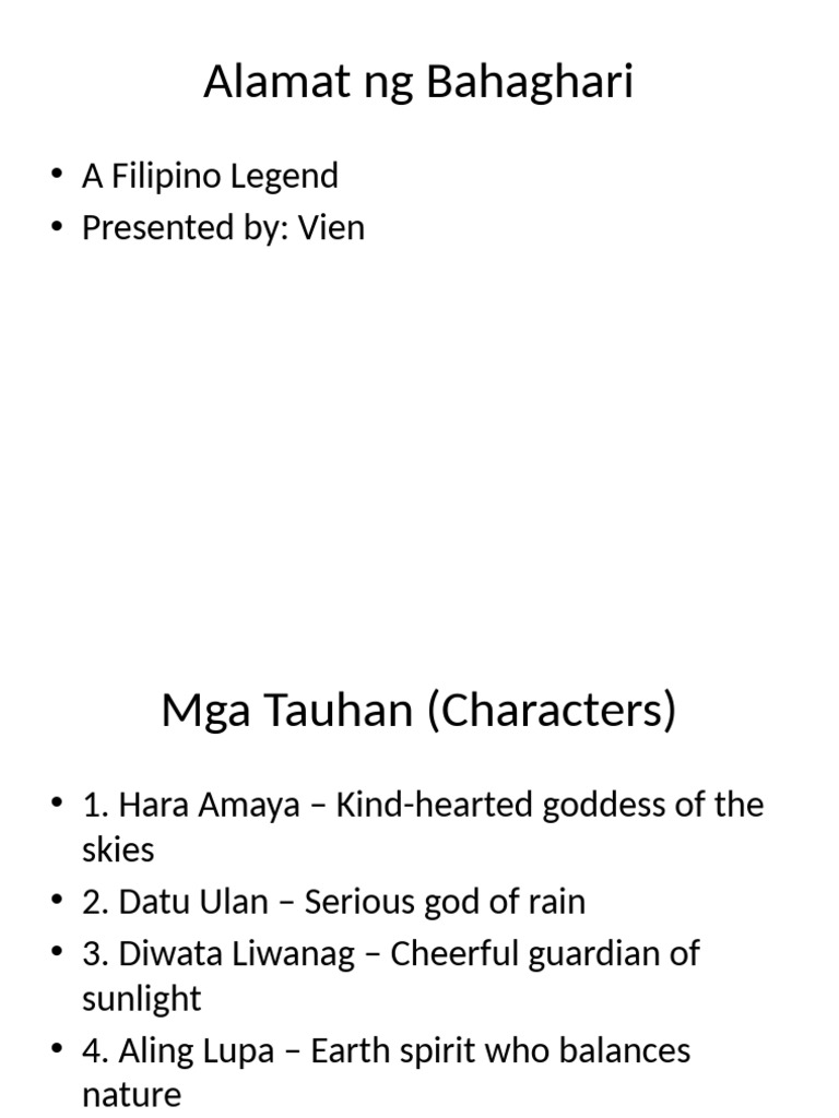 Alamat_ng_Bahaghari (1) | PDF