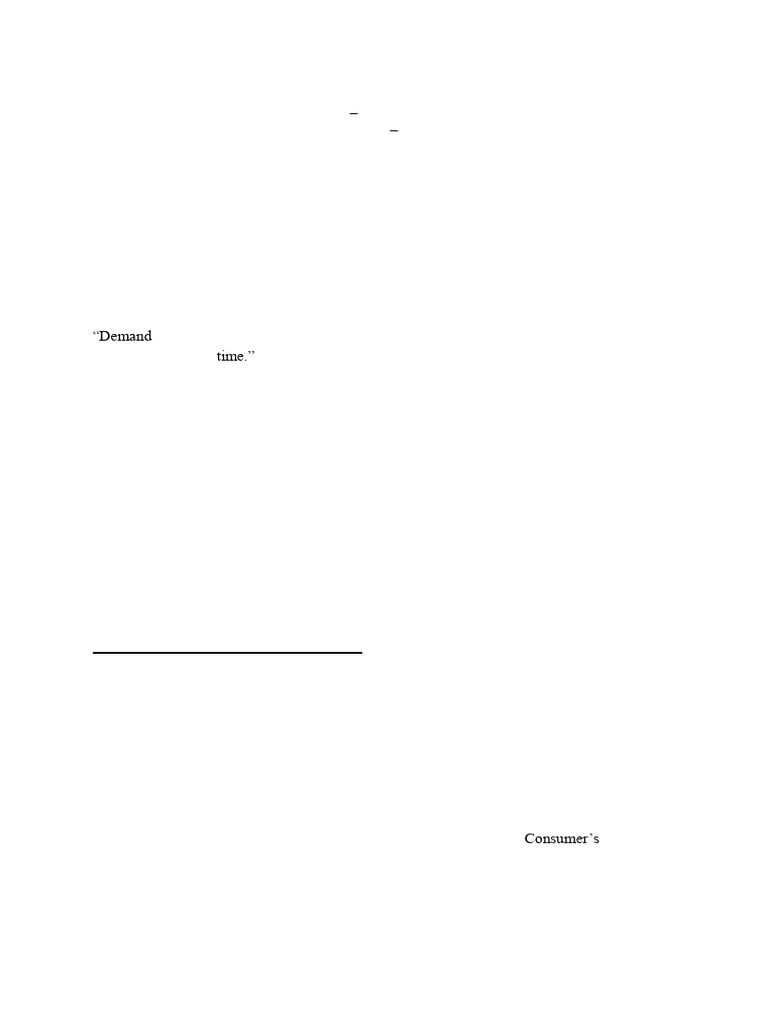 Micro Economics: Theory of Demand Notes | PDF | Demand | Demand Curve