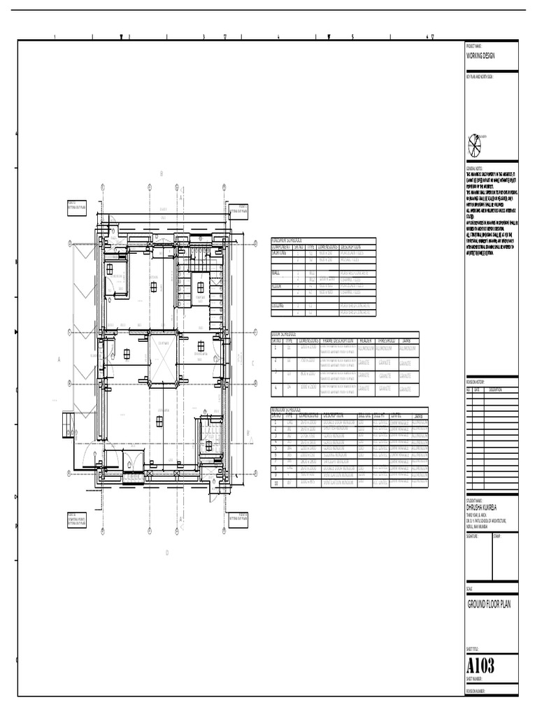 Door and Window Schedule Plan | PDF | Tile | Window