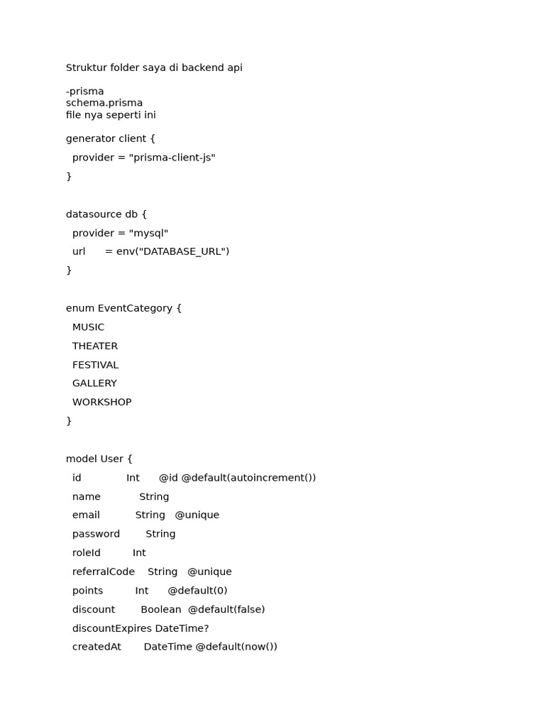 Backend API Folder Structure Guide | PDF | Computer Programming | Computing