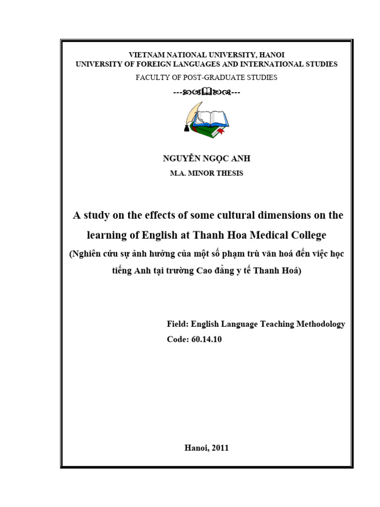 Cultural Impact on English Learning at THMC | PDF | Second Language ...