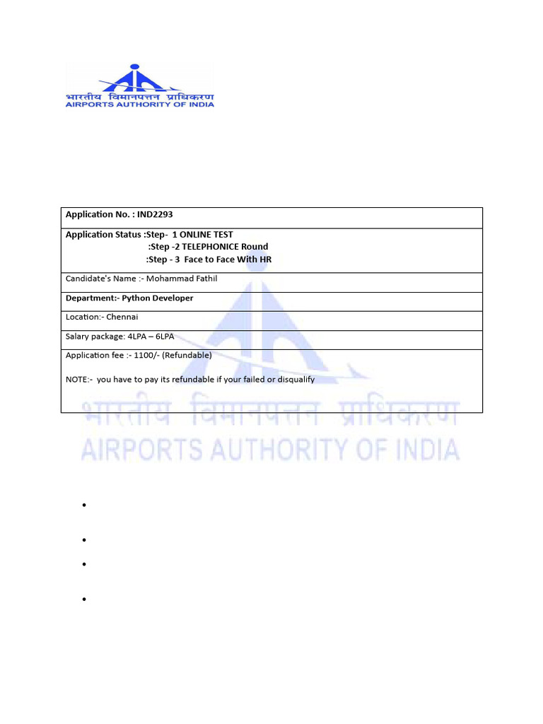 Python Developer Role in Airport Operations | PDF | Airport | Python ...