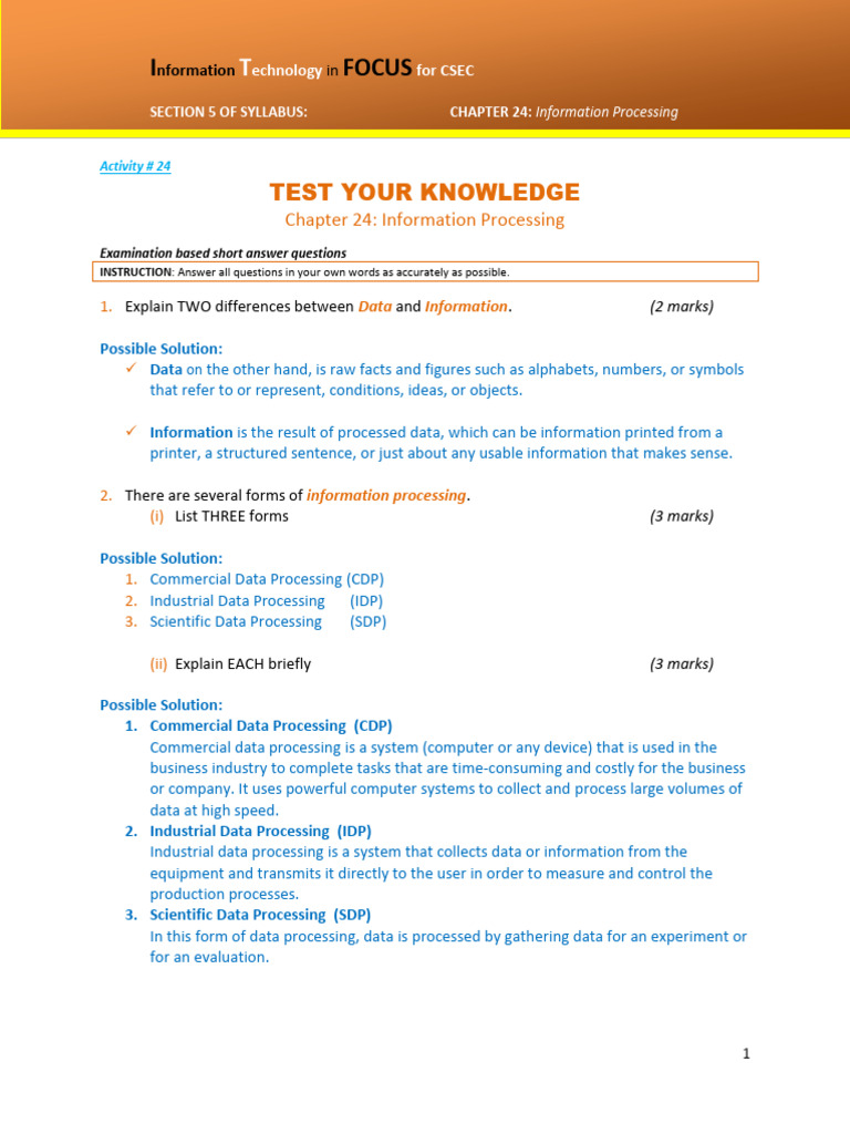 Information Processing | PDF | Optical Character Recognition | Information