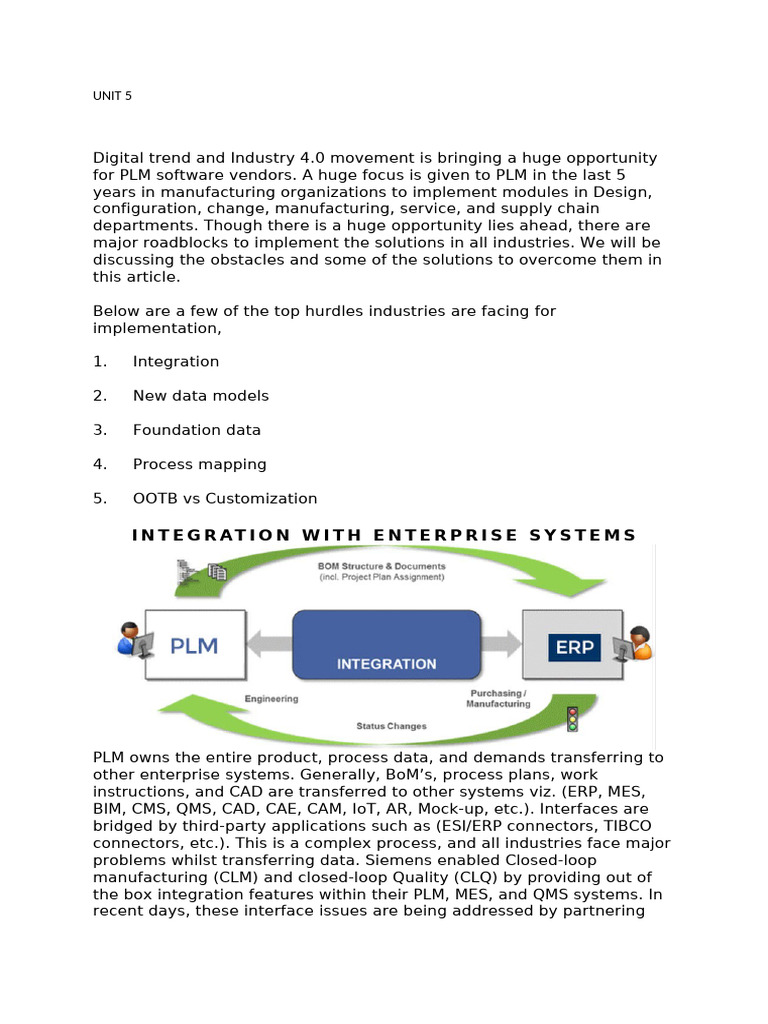 Overcoming PLM Implementation Hurdles | PDF | Product Lifecycle ...