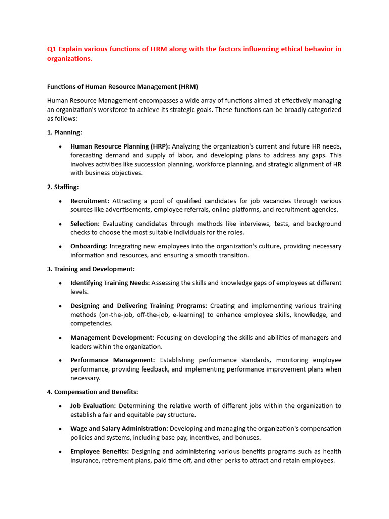 HRM | PDF | Cost Of Living | Human Resource Management