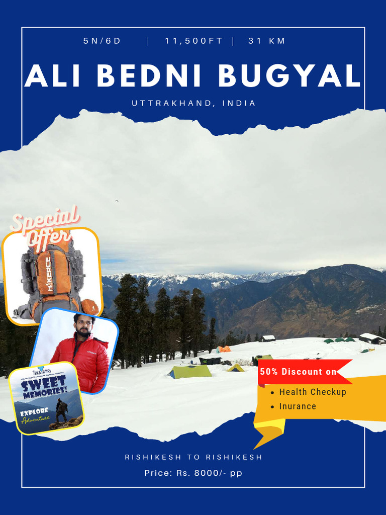 Ali Bedni Bugyal Trek - Package Details | PDF | Meal