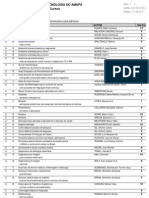 Relação de obras e cursos de radiologia médica