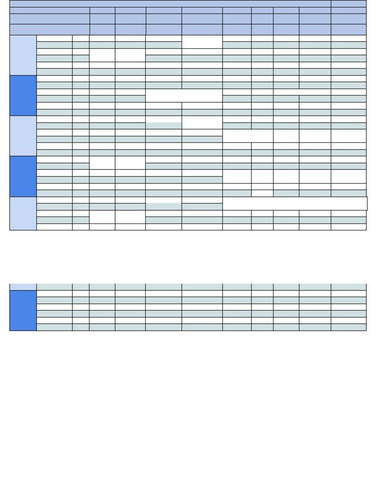 July-Dec 2024-25 Student Timetable | PDF
