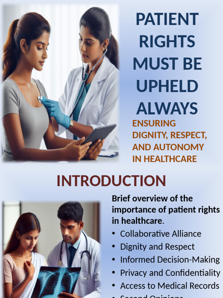 Upholding Patient Rights in Healthcare | PDF | Informed Consent ...