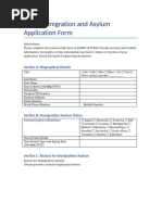 Asylum Application Declaration Guide | PDF | Asylum Seeker | Right Of ...