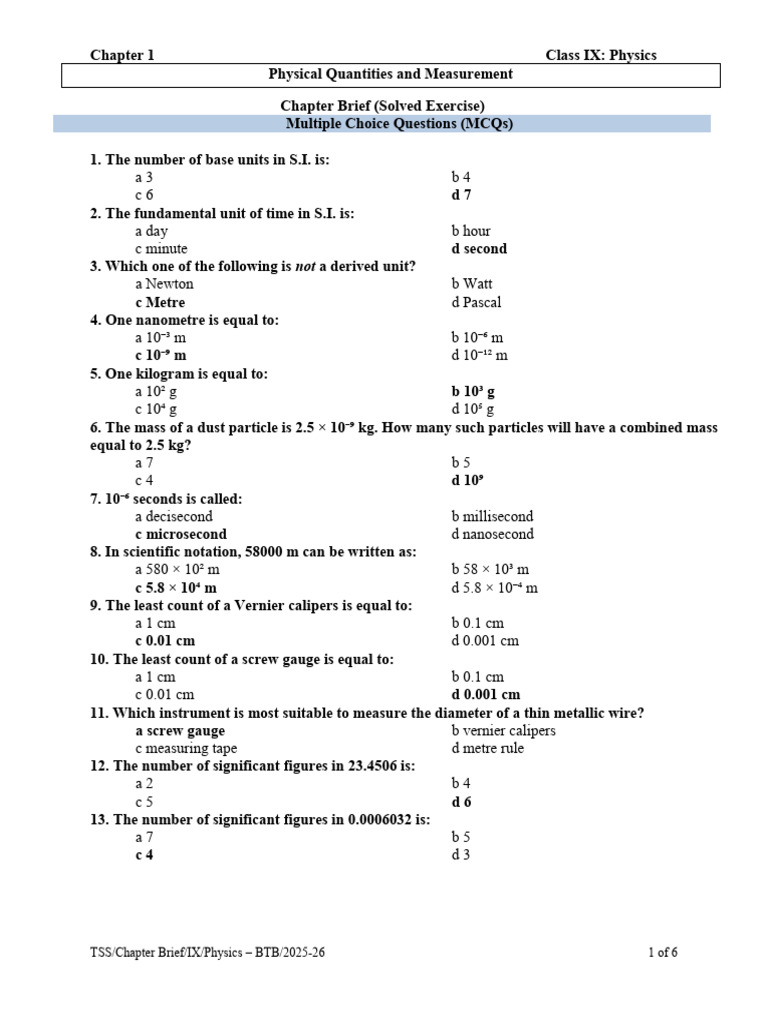 Understanding Deciseconds in Physics | PDF | Significant Figures | Volume
