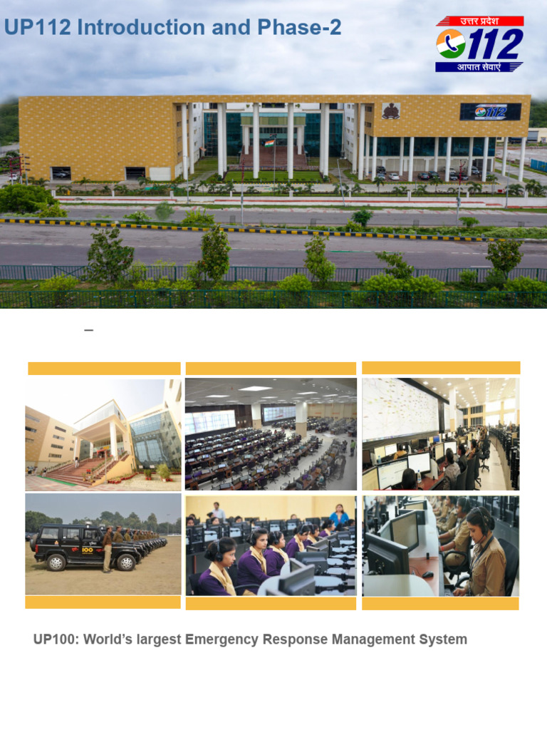 UP112 Emergency Response Overview | PDF