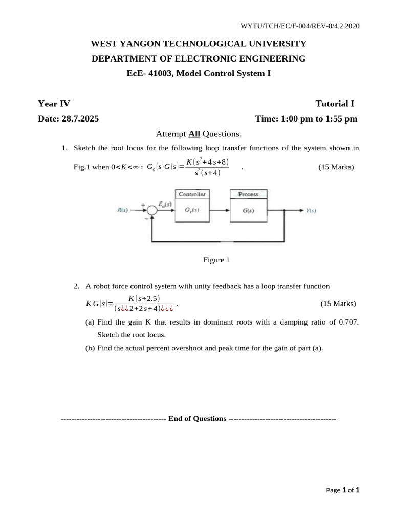 MCS T1 | PDF