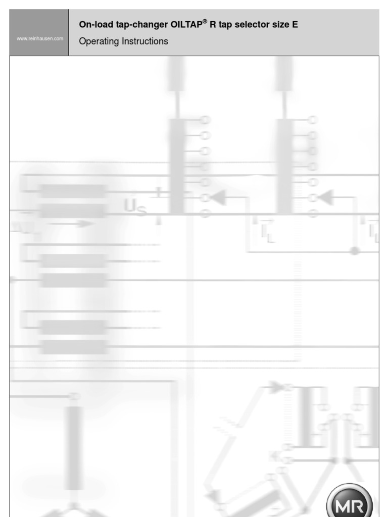 MR TapChanger | PDF | Screw | Relay