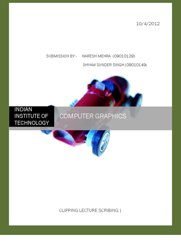 2D Clipping Techniques Guide | PDF | Visual Cortex | Vertex (Geometry)