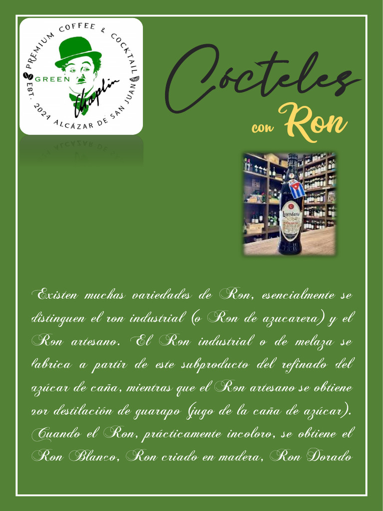 Cócteles Variados con Ron: Recetas y Tipos | PDF | Ron | Bebidas ...
