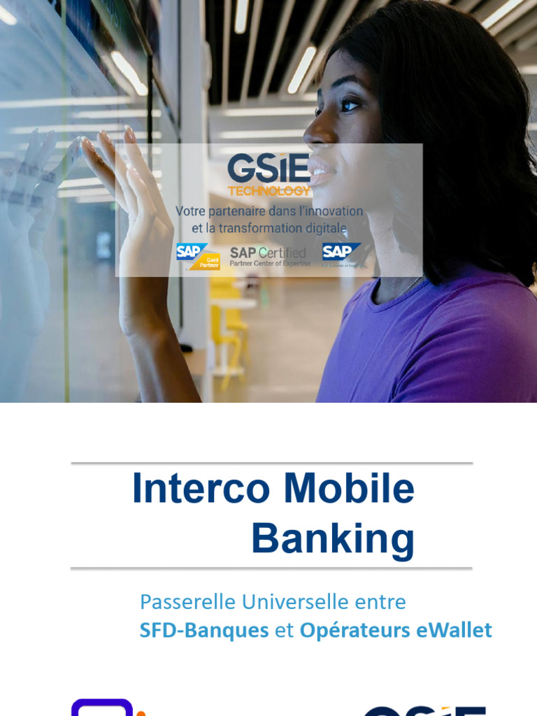 Passerelle Interco pour eWallet et SFD | PDF | Banques | Compte bancaire