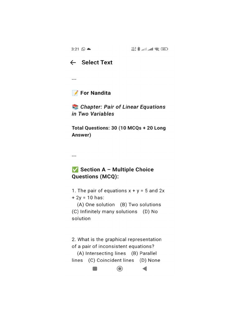 P.O.L.E Test | PDF