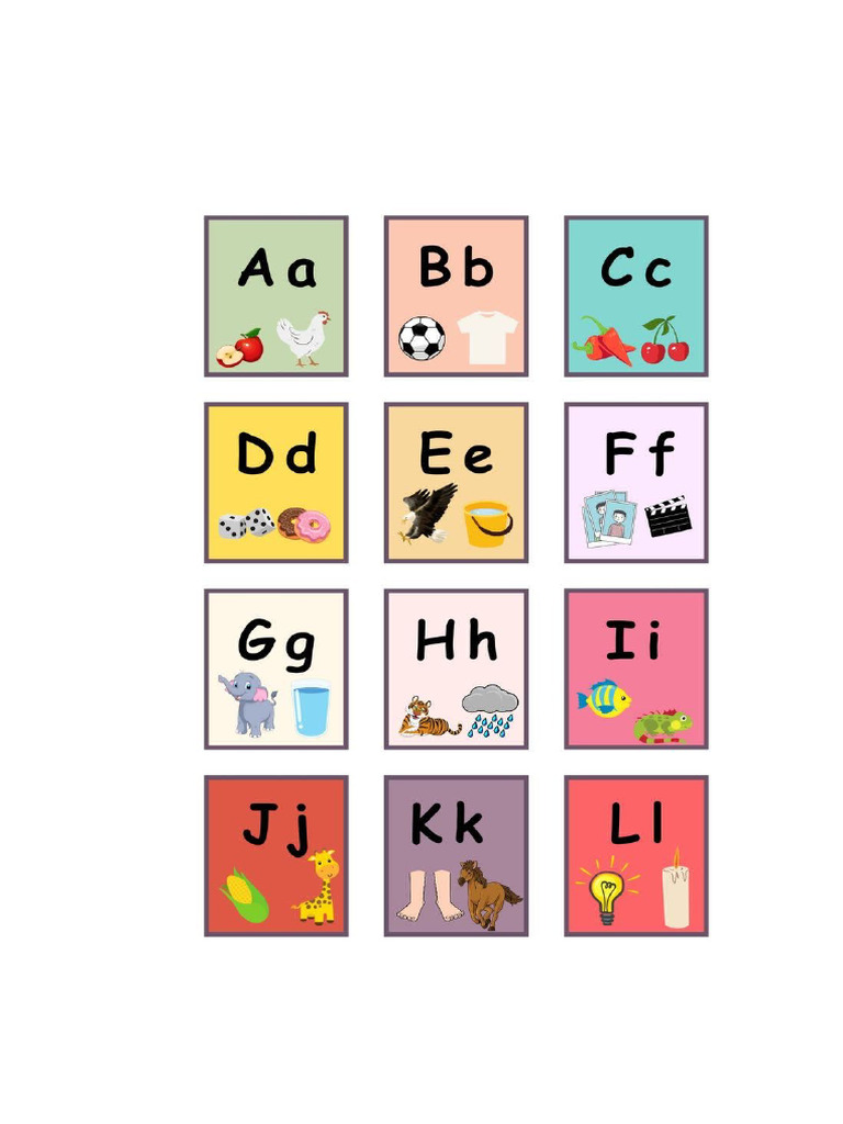 plashcard abjad | PDF