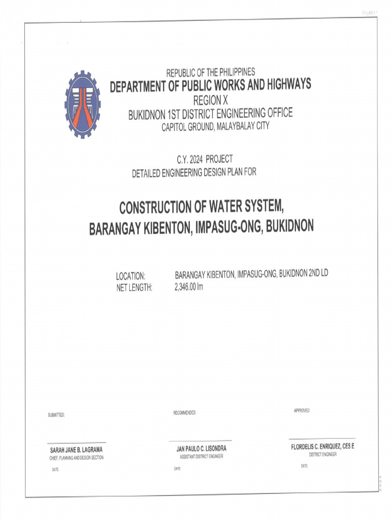 Construction of Waterworks System 3 | PDF