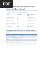 Revised Reservation Roster Guidelines | PDF