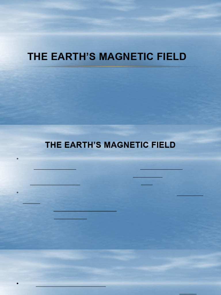 Earth's Magnetic Field Overview | PDF | Earth's Magnetic Field | Compass