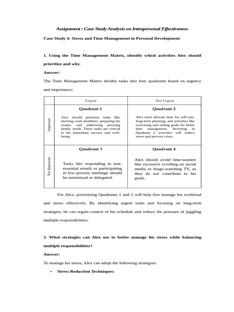 In Class Case Study Assignment 2 Gaurav Anand | PDF | Professional ...