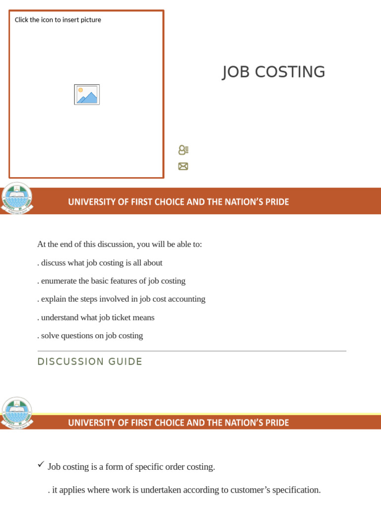 Job Costing | PDF | Cost | Business