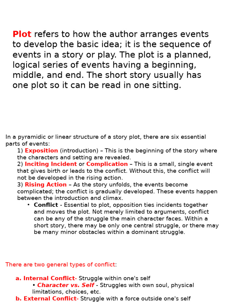 Grade 8 Elements of Story | PDF | Narration | Plot (Narrative)